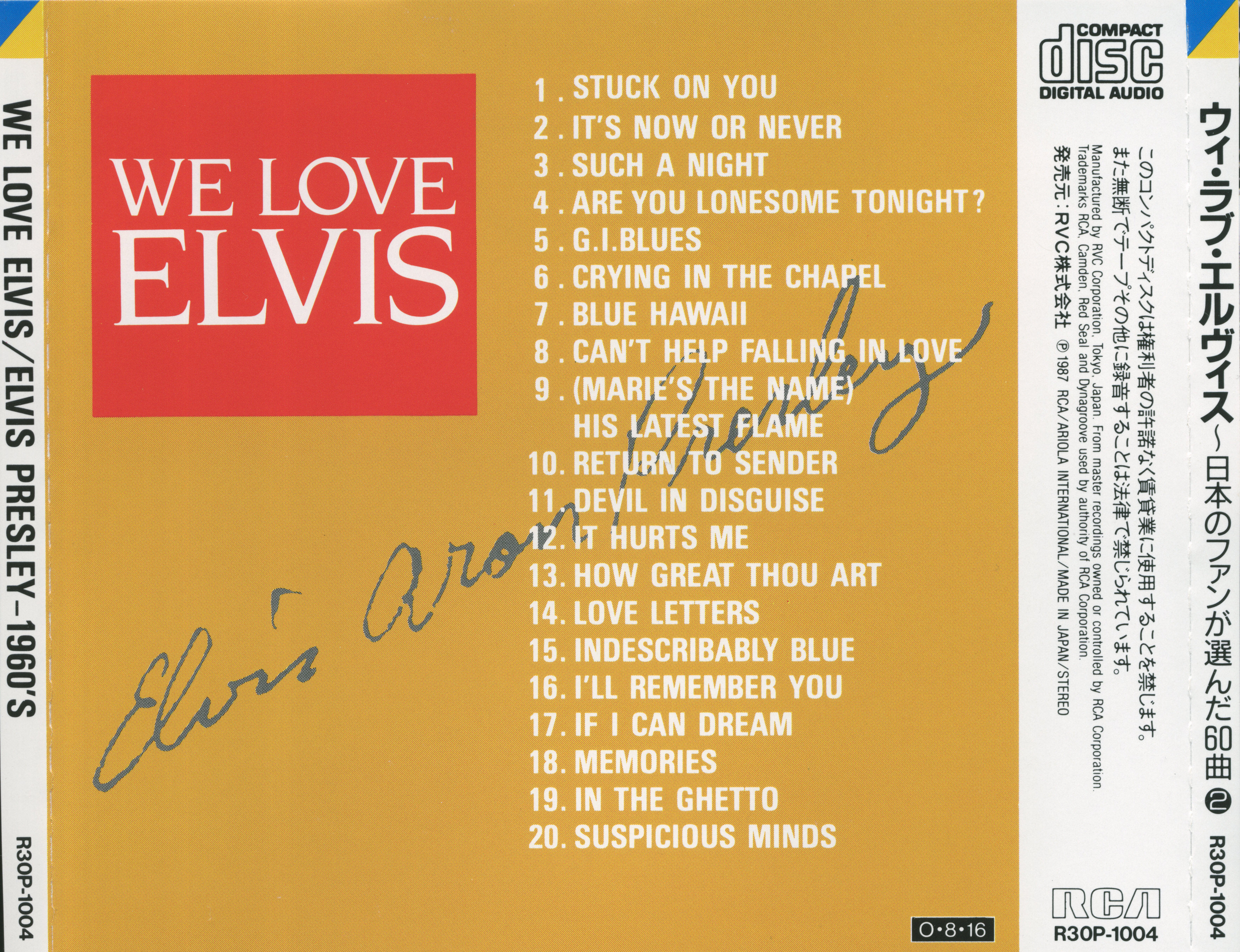 Elvis Presley  We Love Elvis Vol. 1 : CD2 ak